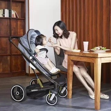

Four Wheels Folding Baby Trolley High-view Baby Strolley Multi-functional Pam Kids Stroller Carriage Pushchair For Newborns