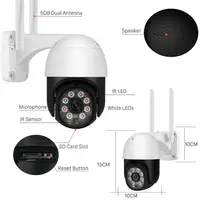 5MP Cloud WIFI Camera Ai Human Detection Auto Tracking CCTV Video Surveillance Camera Outdoor 1080P Two-way Audio PTZ IP Camera 6