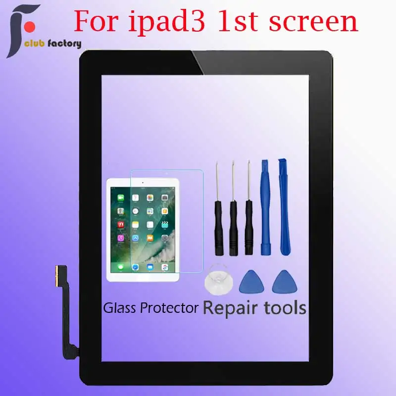 Дигитайзер для iPad 3 (черный/белый) 9 7 дюймовый сенсорный экран A1416 A1430 A1403 ЖК Внешний