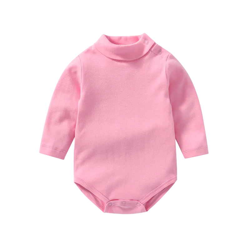 Костюм для новорожденных девочек; боди Bebe с высоким воротником и длинными рукавами для малышей; боди для новорожденных; хлопковое боди для мальчиков и девочек; одежда для близнецов; комбинезон для малышей