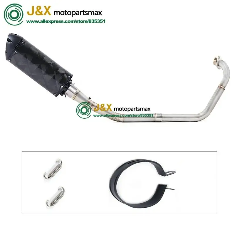 Полная выхлопная система мотоцикла Escape slip on для yamaha YZF R15 MT15 MT-15 2008- средняя труба глушителя DB-Killer