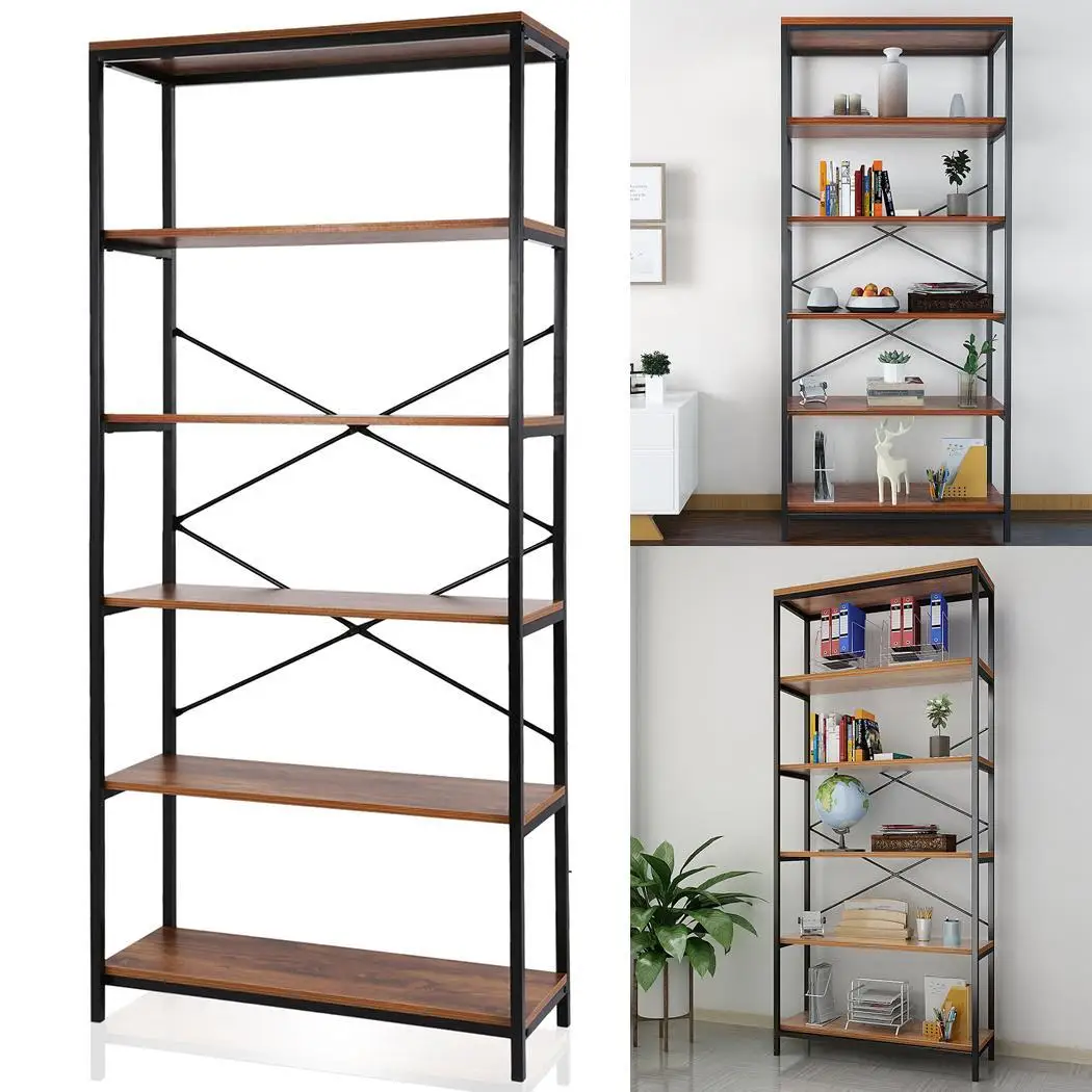 

5-tier Wooden Bookcase Book Shelves Organizer Display Shelf book shelves for Childern Modern Home Supplies 2020 New Arrival