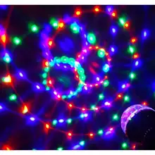 Boule magique LED en cristal pour téléphone, Mini lampe de Projection RGB, fête DJ Disco, éclairage d'intérieur, Club Disco, DMX Cr