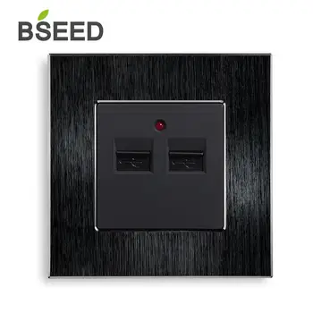 

BSEED Double USB Wall Decorative Socket Panel