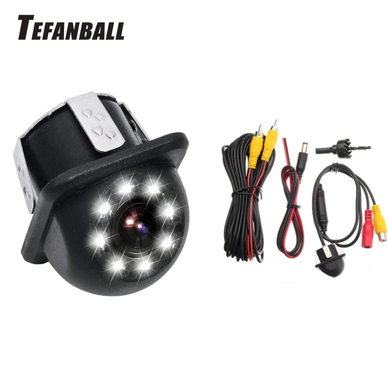 Tefanball водонепроницаемая автомобильная парковочная камера заднего вида HD