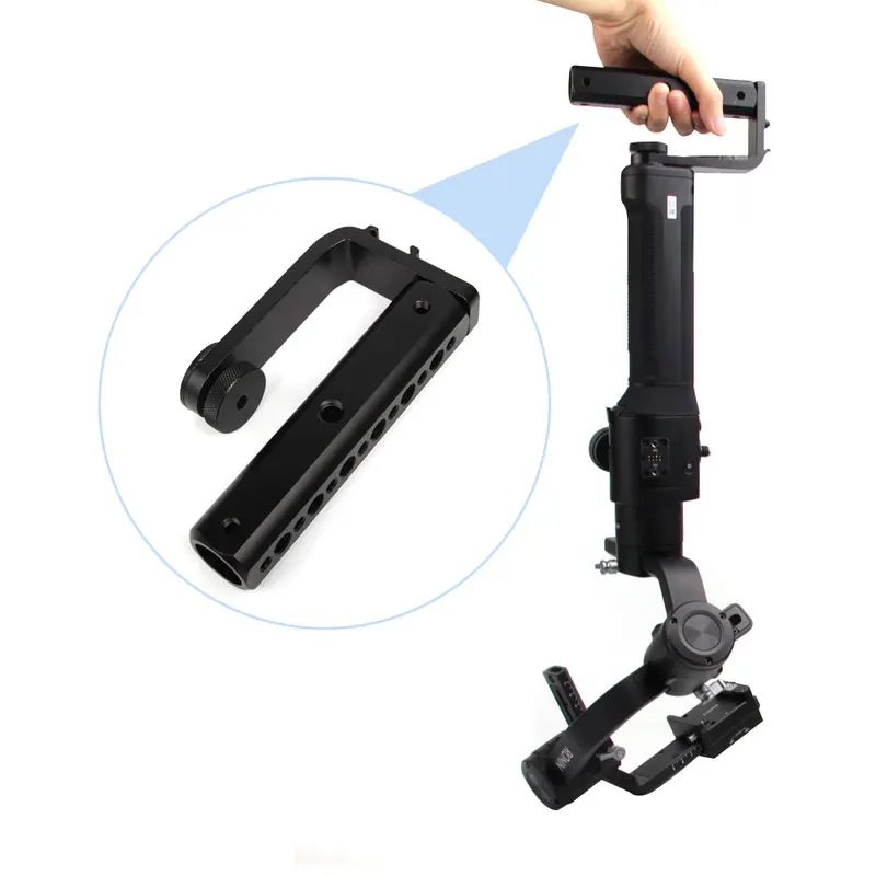 

DJI Ronin-S/SC Handheld Gimbal Stabilizer Handle Grip Adapter Holder Inverted Aluminum Alloy Accessories for Zhiyun Crane 2
