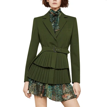 

New European station style suit coat dress two piece suit fashionable and foreign style women s dress