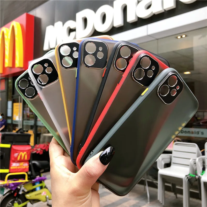 Прозрачный защитный чехол для камеры iphone11 Pro Max прозрачный жесткий iphone SE 2020 X Xs XR 7 8