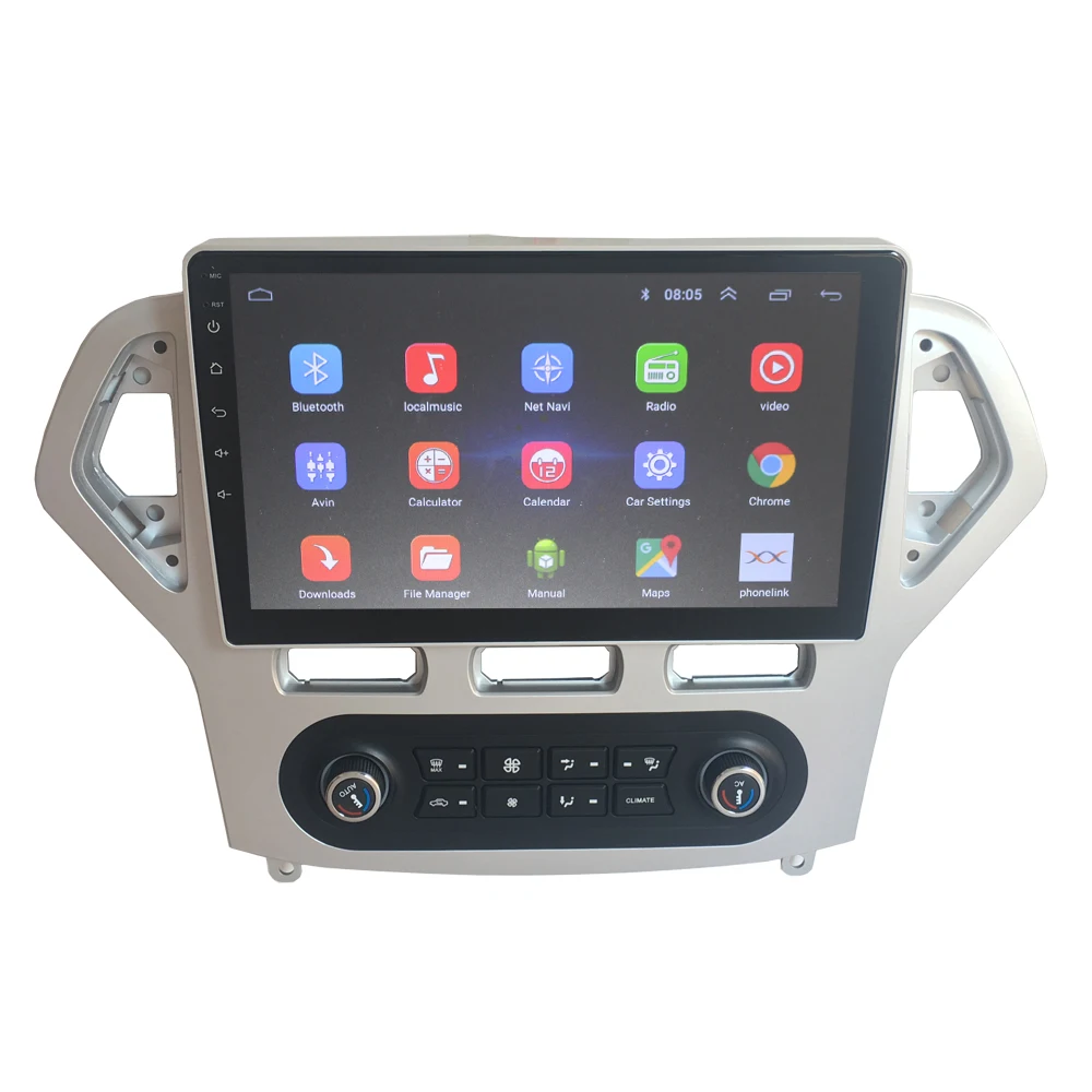 Автомагнитола ZHUIHENG 2 din Android 9 0 для Ford Mondeo 2007 2010 Автозвук кондиционера 2G + 32G 4G