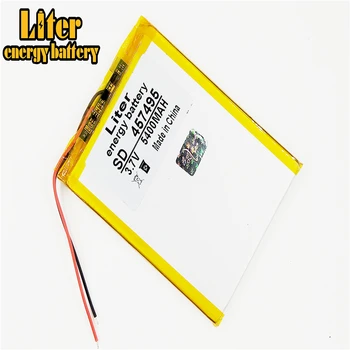 

Tablet pc 3.7V 5400mAH (polymer lithium ion battery) Rechargeab battery for tablet pc 7 inch 8 inch 9inch [457495]
