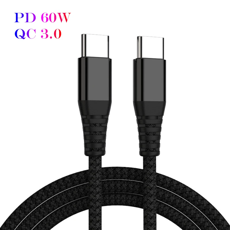 Для samsung S10 S9 S8 Note 9 huawei mate 20 кабель usb type c to type c для macbook xiaomi Mi9 Pro PD 60 Вт QC3.0 4,0 Кабель зарядного устройства
