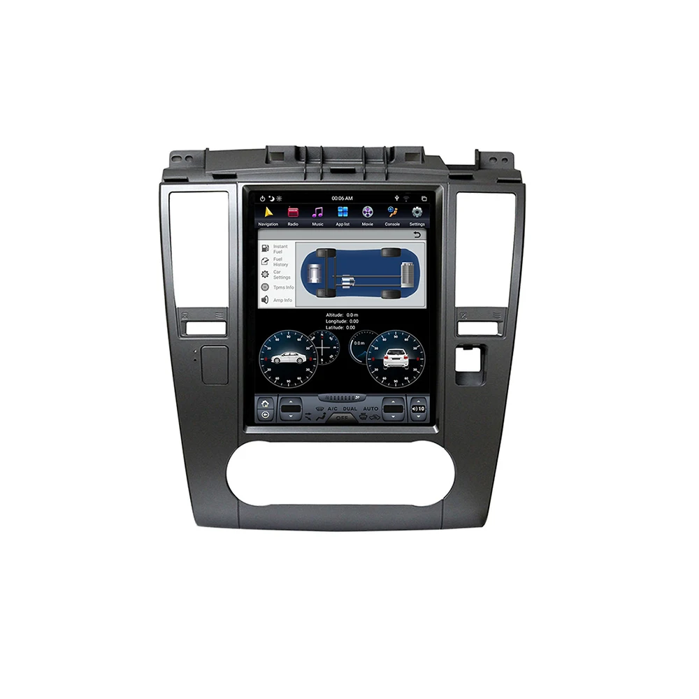  10.4 inch Android 8.1 For NISSAN Tiida 2008-2010 Multimedia Stereo Car DVD Player Navigation GPS Ra