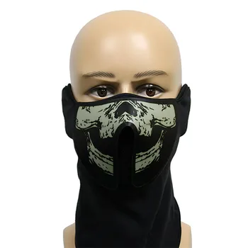 

Halloween Led Cold Light Music Sound Control Dance Rave Party LED Luminous Mask