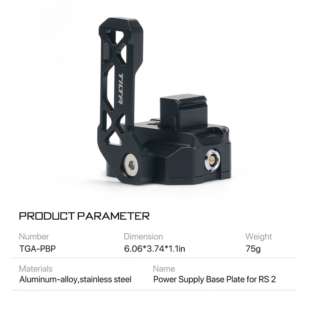 Tilta Tga-pbp Power Supply Base Plate Security para Dji Ronin Rs2 Acessórios P-tap Pinos Power Input Tga-pbp Tga-pbp2 - Image 5