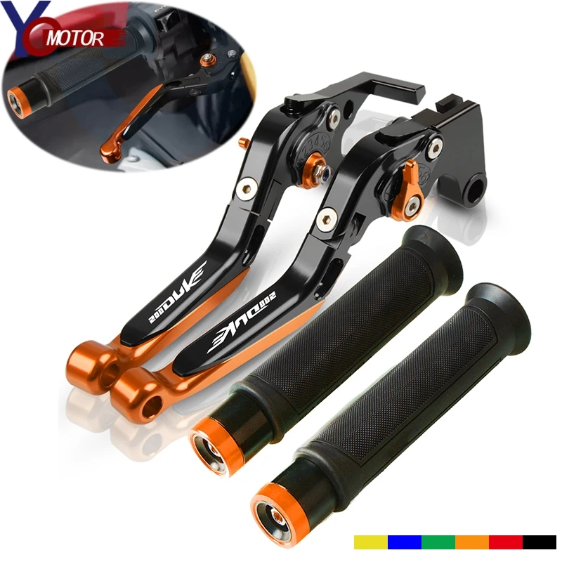 

For KTM Duke DUKE 200 duke 200 2012-2019 2018 2017 2013 2014 2017 2016 CNC Motorcycle Adjustable Brake Clutch Lever&Handle Grips