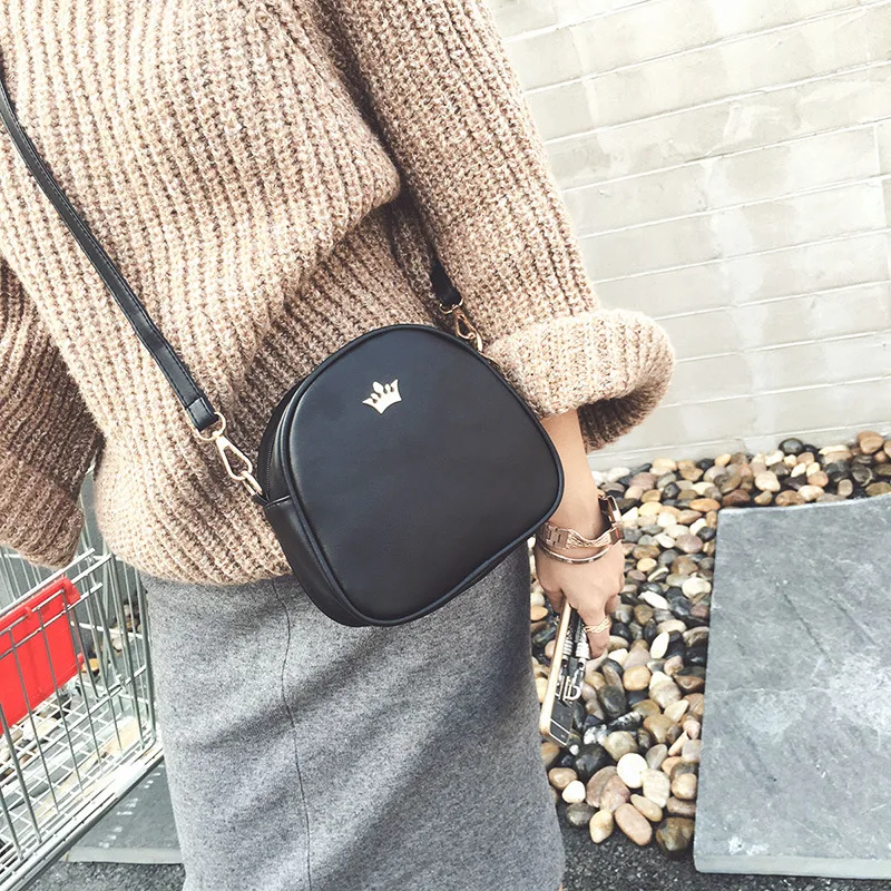 

2019 New Style Crown Bag Korean-style WOMEN'S Fashion Handbag Crown Bag Shell-Shaped Crossbody Bag