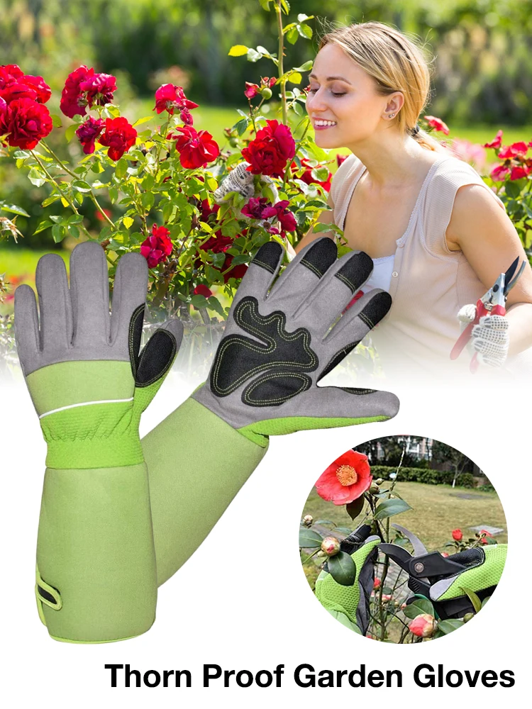 Garden Thorn Proof Glove Unisex Gardening Gloves Lower Planting Yard Work Long Versatile Garden Glove Rose Cactus garden work gloves horticultural gloves