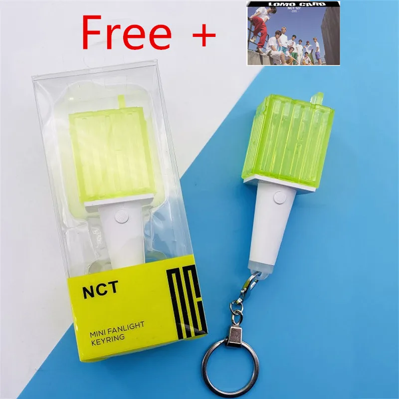 Free 1 Set Card KPOP NCT 127 NCTU NCT U DREAM NCT127 светильник-палочка альбом светильник-палка брелок Подвеска Lomo карта LU6884 - Цвет: Free 1 Set Card
