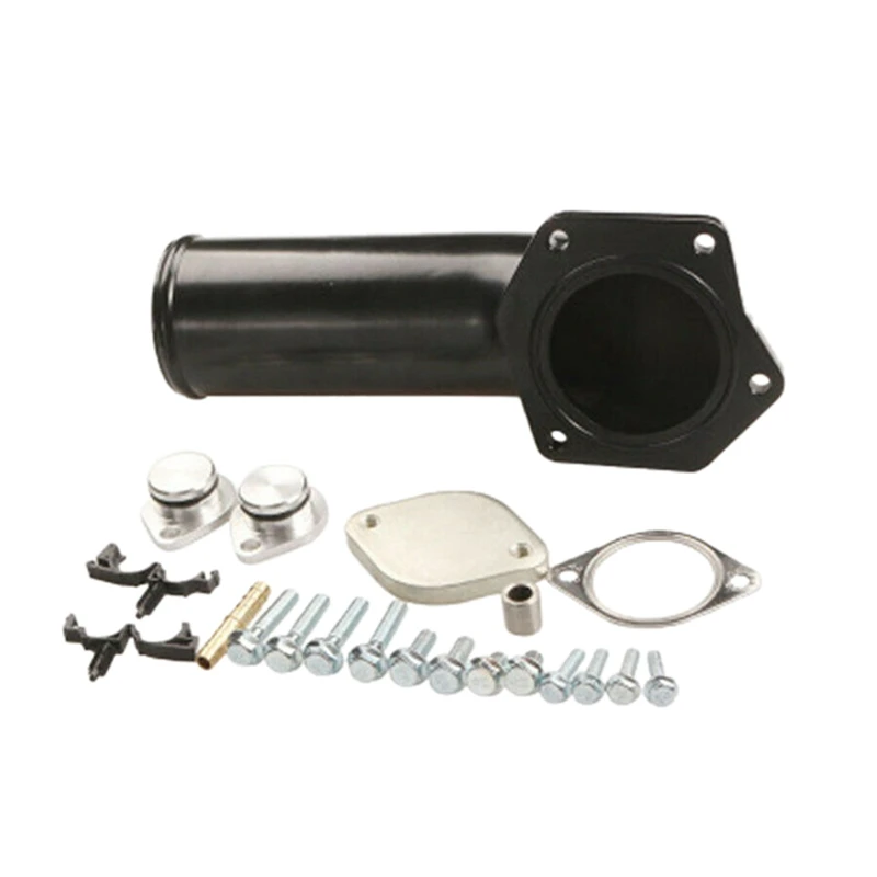 

NEW-EGR Valve Cooler Delete Kit High Flow Intake Elbow for 08-10 Ford F250 F350 6.4L
