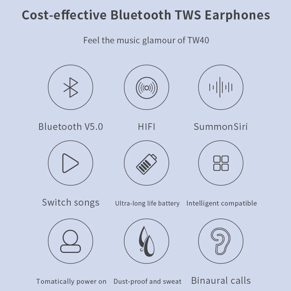 Спортивные Водонепроницаемые Оригинальные наушники 5,0, Bluetooth наушники, беспроводные наушники с микрофоном, игровая гарнитура для iPhone, samsung