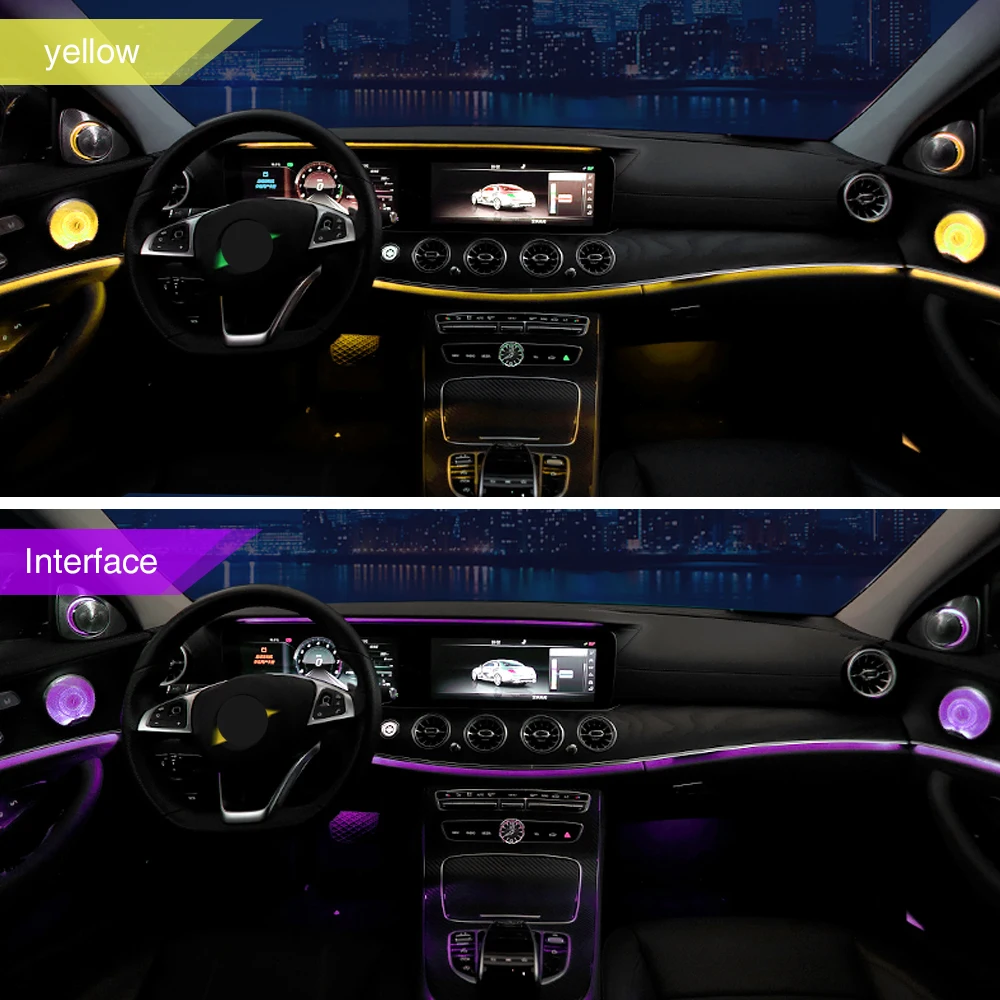 Автомобильный Дверной осветительный динамик крышка для Mercedes Benz GLC серия Высокое качество светящийся громкоговоритель крышка рог украшение