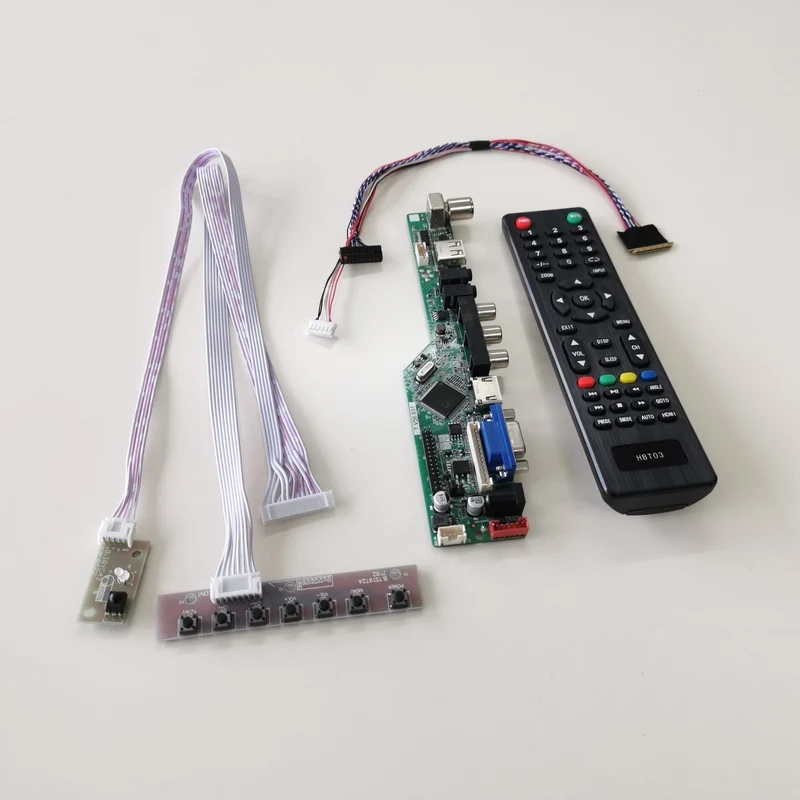 Панель для ноутбука B133XW07 V0 V1 V2 13," T. V56 дисплей Контроллер привод карты 1366*768 HDMI VGA USB AV RF WLED LVDS 40Pin DIY kit