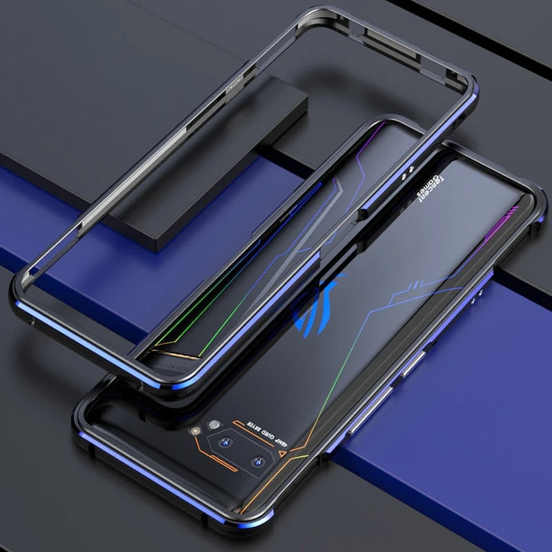 Роскошный ультра тонкий алюминиевый металлический бампер чехол для Asus ROG Phone II ZS660KL противоударный жесткий защитный чехол для телефона