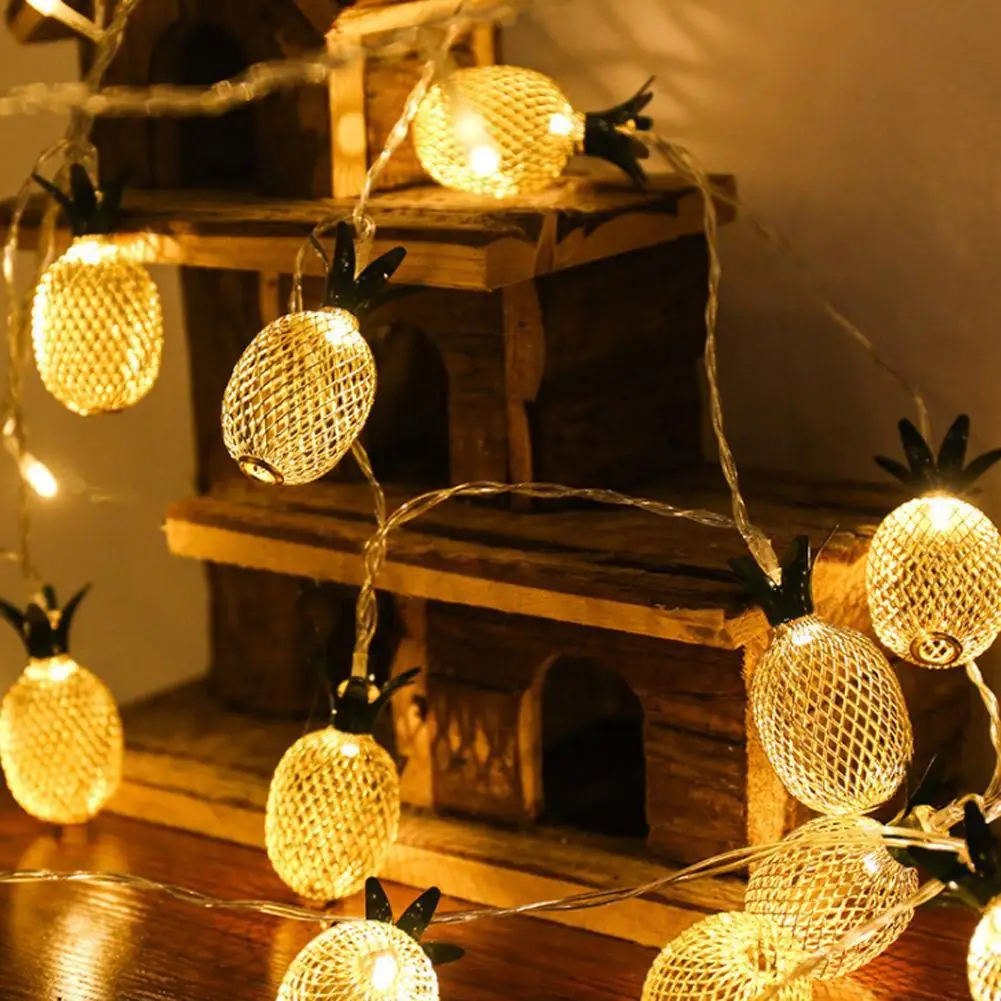 

1.5/3M Pineapple LED lights String Strips Xmas lighting Fairy Garland Decorative lights For Christmas Wedding Party Decoration