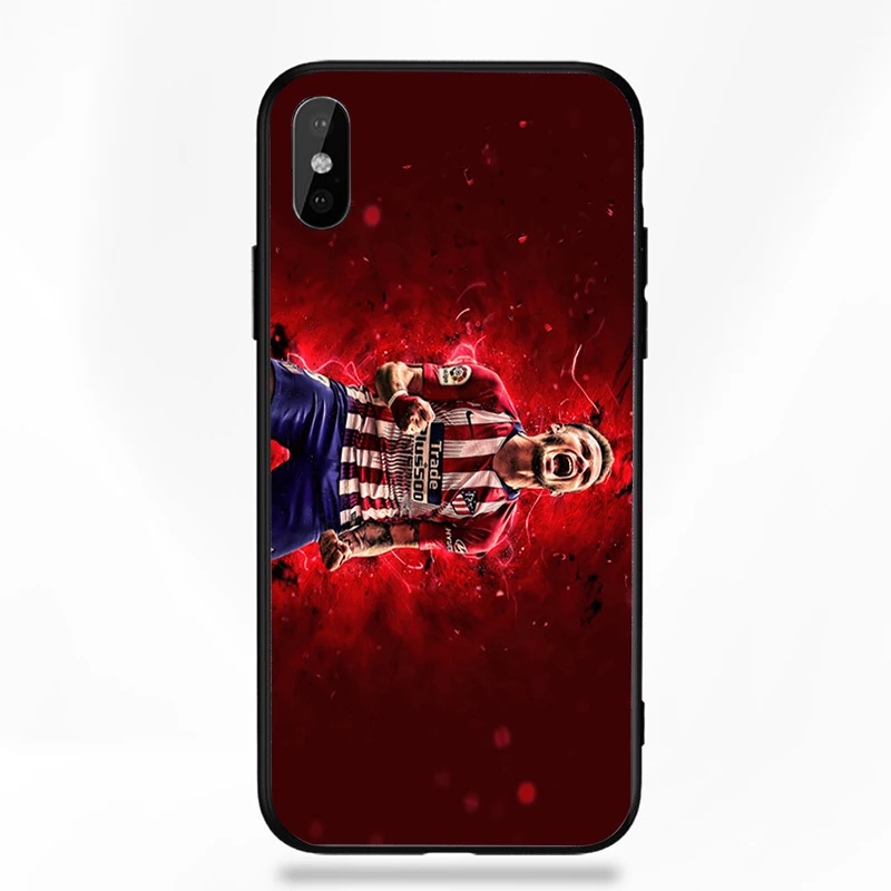 Чехол для телефона Saul для iphone, чехол Atletico Madrid FC DIY, черный мягкий чехол из ТПУ для iphone 11Pro X XR XS MAX 7 8 7plus 6 6S 5S SE 5 - Цвет: A2049