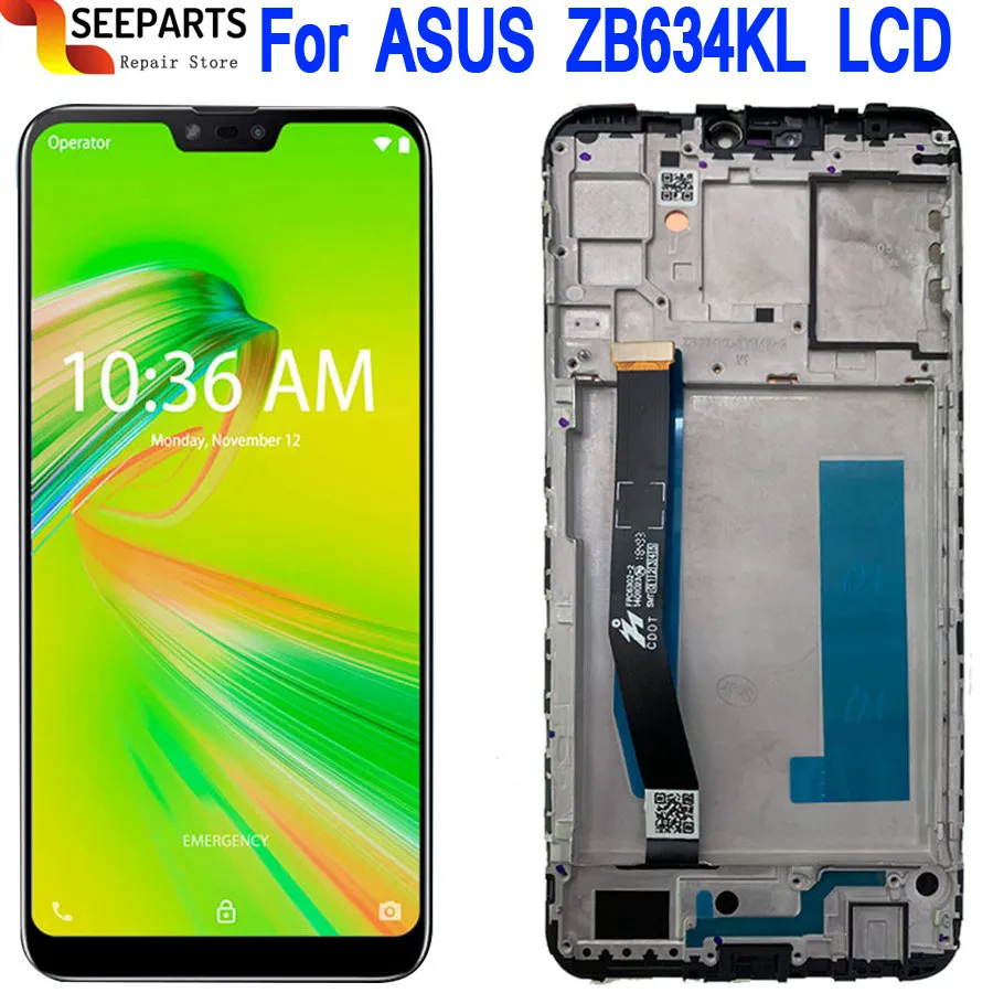 Оригинальный ЖК дисплей для ASUS Zenfone Max Plus ZB634KL сменный дигитайзер сенсорного