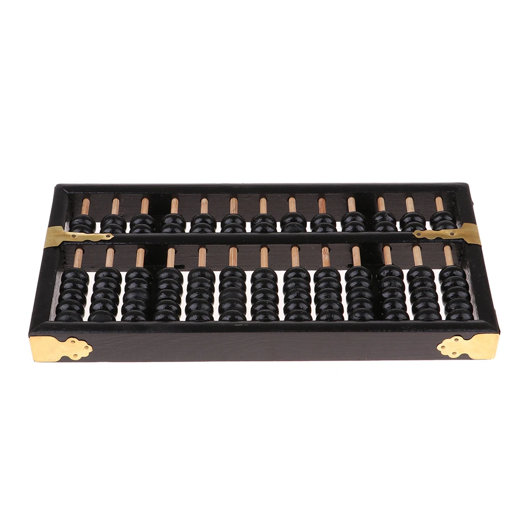 Chinese Abacus Math Calculation Tools Ancient Calculator Wood 13 Rows Abaci Counting for Elementary Schools Chinese Abacus Math Calculation Tools Ancient Calculator Wood 13 Rows Abaci Counting for Elementary Schools