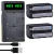 2ШТ 5200mAh NP-F750 NP-F770 Li-ion Camera Battery + LED USB Dual Charger для Sony NP F970 F960 F550 F570 QM91D CCD-RV100 TRU47E