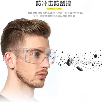 

Airsoft Protective Work Spectacles Dust Windproof Anti-fog Goggles Eye Protection Anti Virus Working Safety Glasses Eyewear