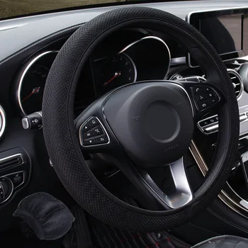 

With Shift Knob Cap Steering Wheel Cover Hand Brake Sleeve Set Interior