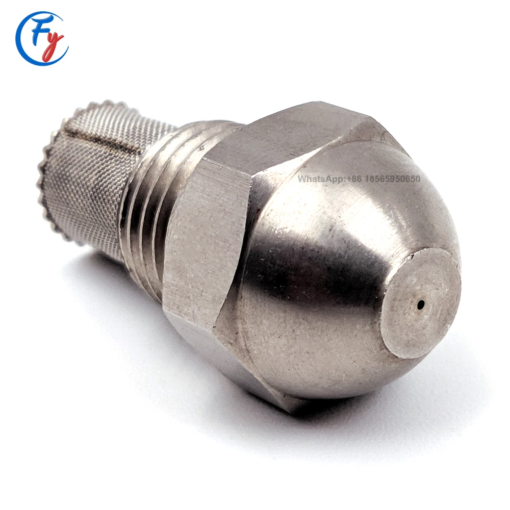 1/4 Inch Male Thread Industrial Stainless Steel Oil Nozzle For Burner Boiler Oil Burner Nozzle Fog Mist Nozzle 60 Degree 2
