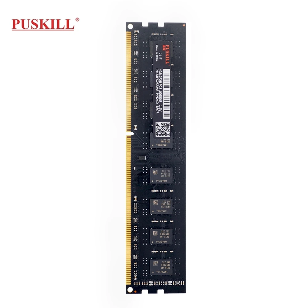 

Puskill Intel AMD Universal Desktop Memory Strip Ram Ddr3 1600 Ddr4 2666 2gb 4gb 8gb 16gb