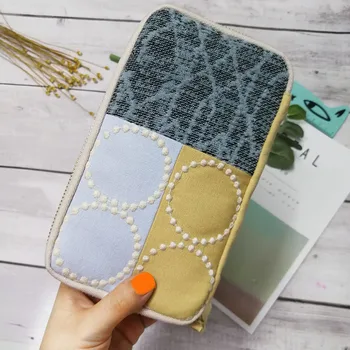 

Hand Made Flat Zipper Bag Cool Japan Fashion Cloth Pencil Pouch 19*11cm