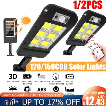 

150 LED Solar Wall Lights Outdoor Solar Porch Lights with 3000mAh Battery Solar Security Lights for Front Door Yard Porch Patio