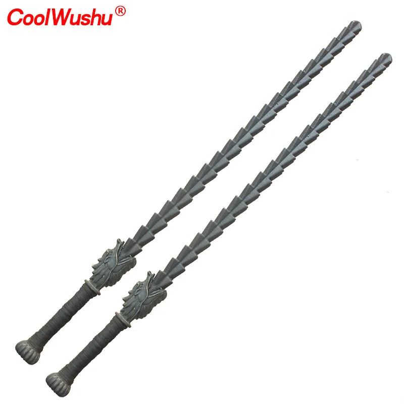 Martial art Double whip wushu Self-defense weapon chinese kung fu Portable vehicle Steel casting Home Defense send bag