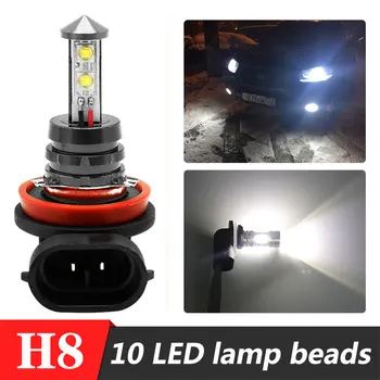 

2Pcs H8H9/H11 Led Fog Lights Bulb Car Driving Running Lamp Auto Led Headlight For Peugeot Audi Bmw VW