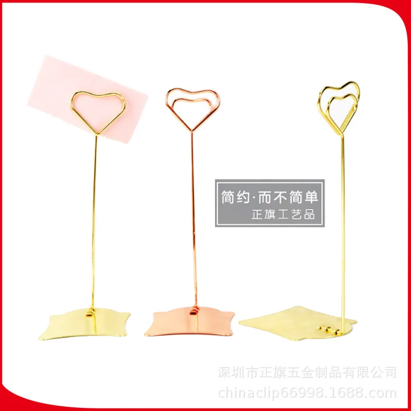 Cross Border Source Currently Available Metal Silver 85 Mm Heart Shape Circle Star Notes Folder Message Folders the Same Day Del