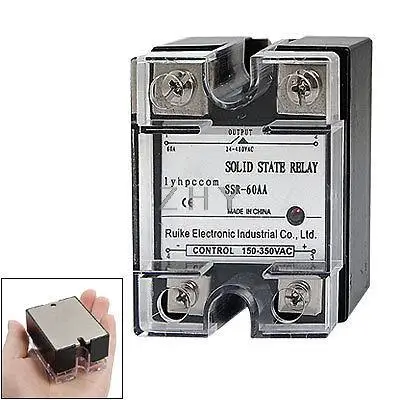 

AC to AC 60A Temperature Control SSR Solid State Relay