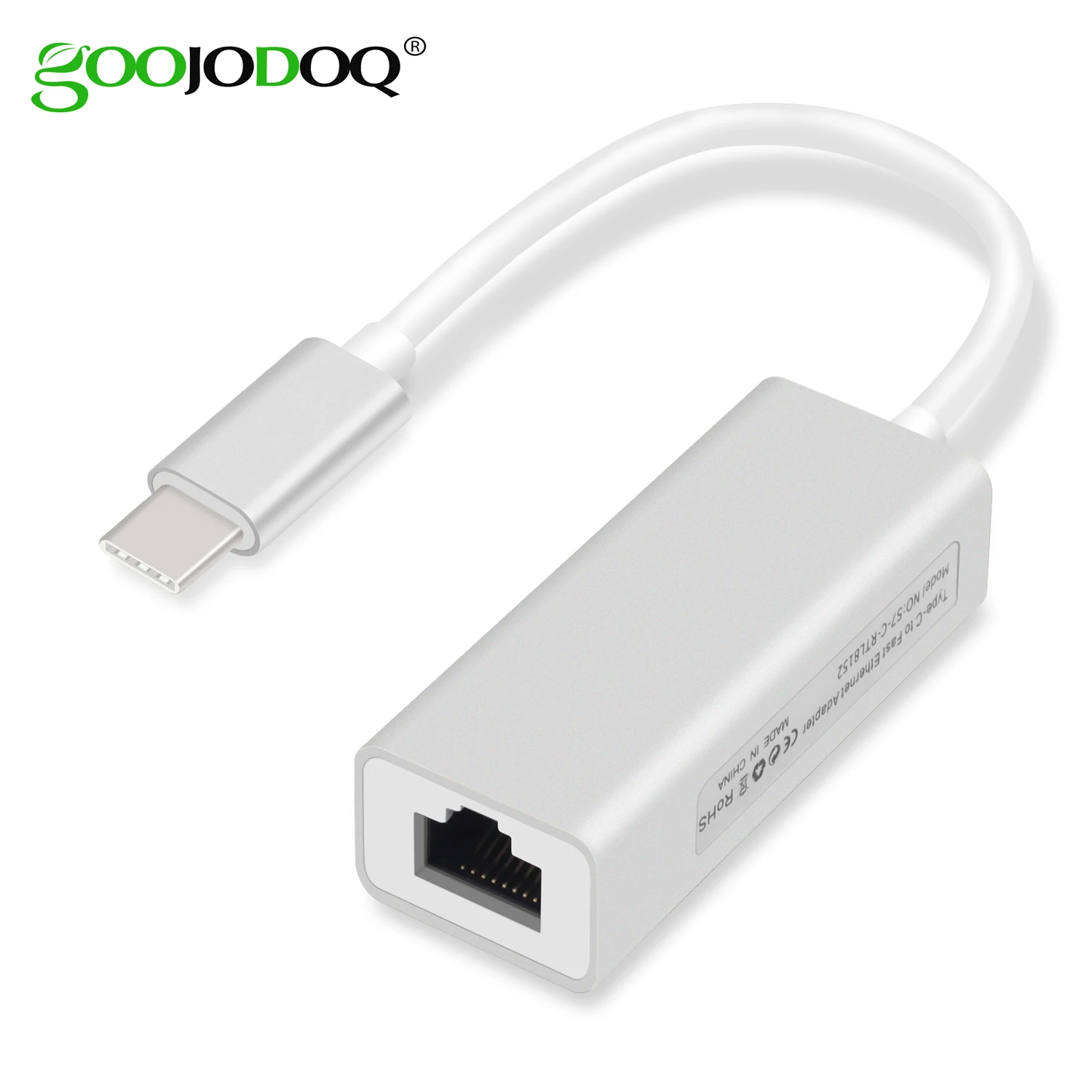 Внешний проводной USB C Ethernet адаптер сетевой карты Тип usb-C для Ethernet RJ45 Lan для MacBook Windows 7/8/10 ноутбука 10/100 Мбит/с