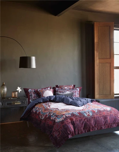 Khaki Vanessa red Европейский ретро высокого класса люкс 100S цифровой печати 4-Комплект постельного белья хлопок двухжильный остров хлопок 1,5 m 1,8 m 2m - Color: Khaki Vanessa red
