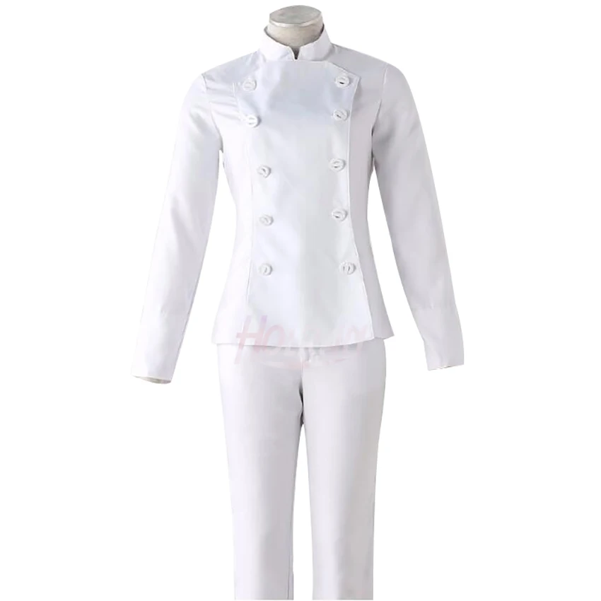 

Anime Shokugeki no Soma Erina Nakiri outfit cosplay costume Halloween Restaurant Cook Uniform custom
