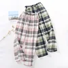 Couple Sleep Pants for Men and Women Spring and Autumn Plaid Design Cotton Long Trousers Loose Home Wear Pants Pajama Bottoms ► Photo 1/6