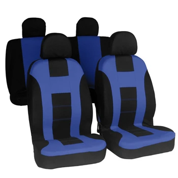 

9Pcs Car Seat Covers Set Polyester Fabric Auto Protect Covers Universal Fits Most Cars Covers Car Seat Protector