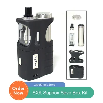 

G-taste SXK Supbox Sevo Pod Mod Kit with VW / Mech (Bypass) / TC (NI-TI-SS) Mode Powered By Single 18650 E cigarette vape Kit