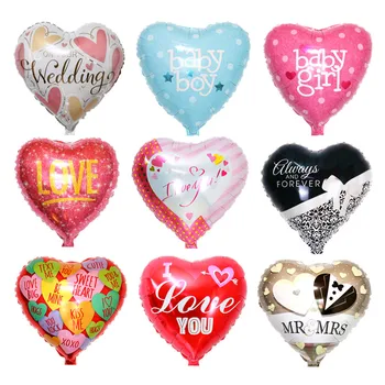 

New Love Aluminum Foil Balloon Valentine's Day Gift Anniversary Wedding Room Wedding Party Decoration Scene Inflatable Ball