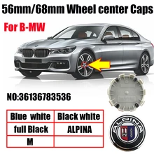 20 штук 56 мм 68 мм белый blue10 pin Центральная втулка колеса автомобиля Шапки крышки обода крышки эмблемы для BMW 1 3 5 7X3X5 M3 M5 36136783536